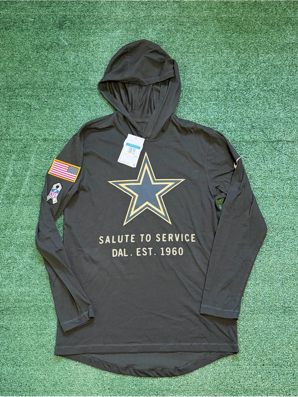 Dallas Cowboys Salute to Service Lightweight Hoodie Nike 2025 - MEN'S Medium